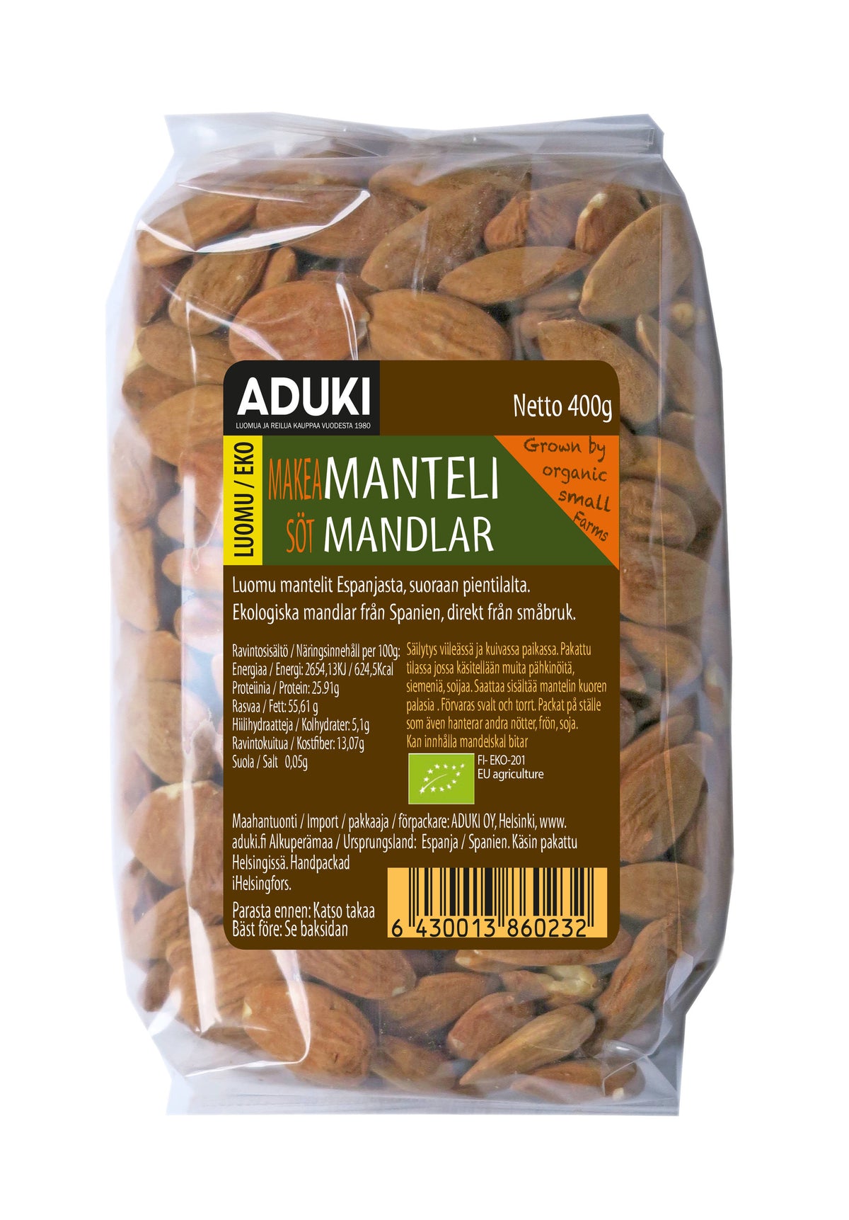 Ekologiska Mandlar 400g
