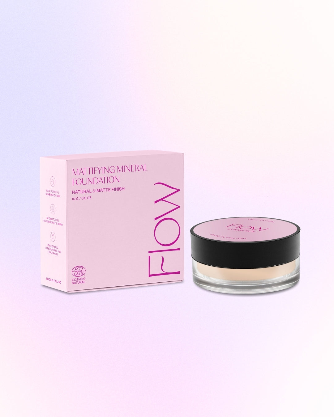 Flow Perfecting Mineral Foundation COOL 03 (Light Vanilla)