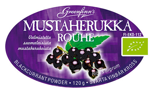 Svartvinbärsmjöl (L) 130g.