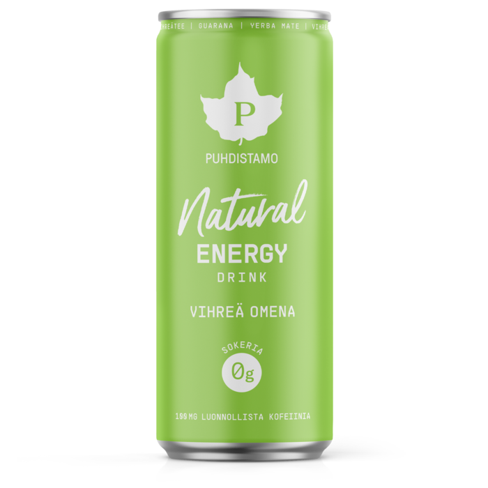 Natural Energy Drink Grönt Äpple 330ml