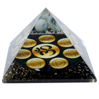 Orgonit Pyramid Midnight Om Chakra