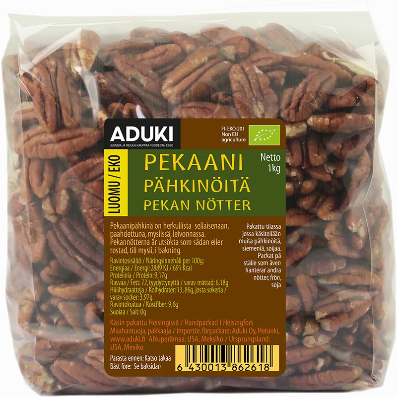 Ekologiska Pekan nötter 1kg