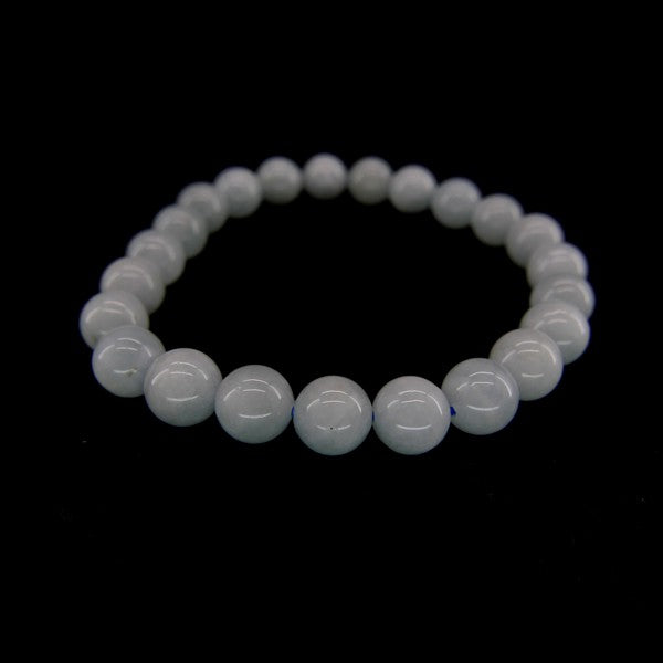 Armband 8mm Akvamarin