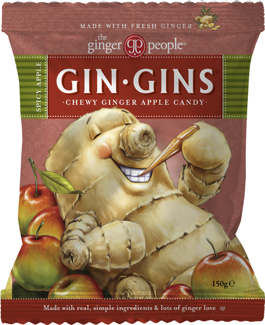Spicy Apple Chewy Inkiväärimakeinen 150g Huom päiväys!