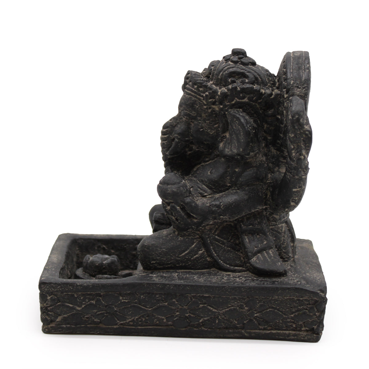 Rökelsehållare Ganesh - Svart Antik