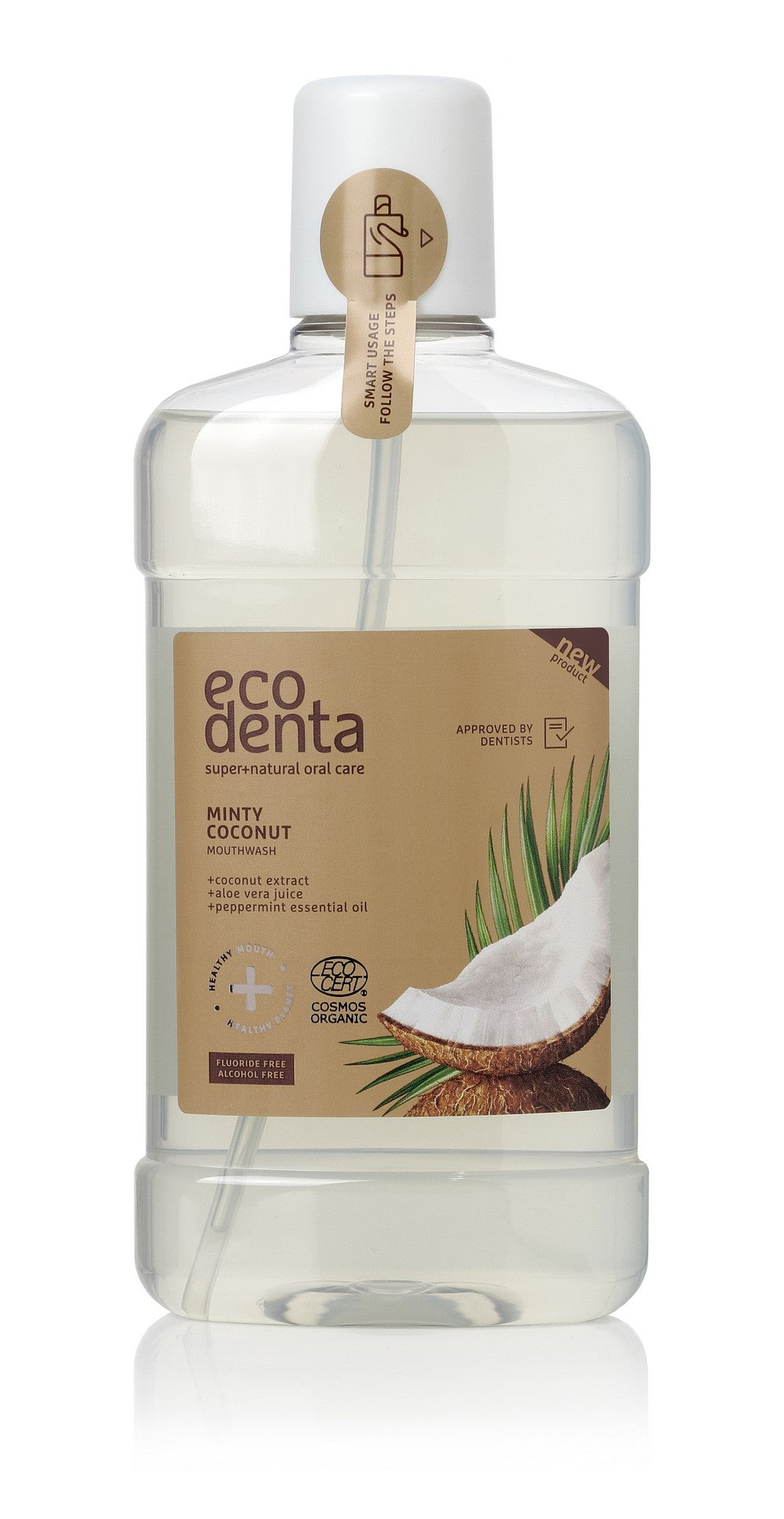 Ecodenta Suuvesi Minty Coconut 500ml