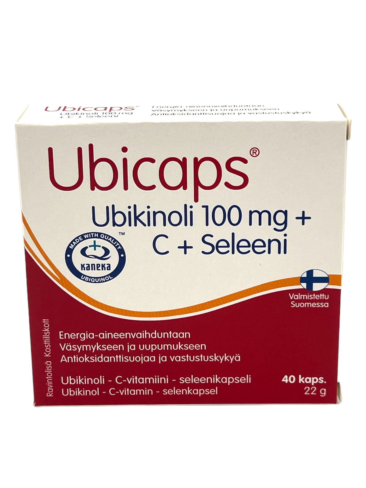 Ubicaps Ubiquinol 100mg +C+Selee 40 kaps