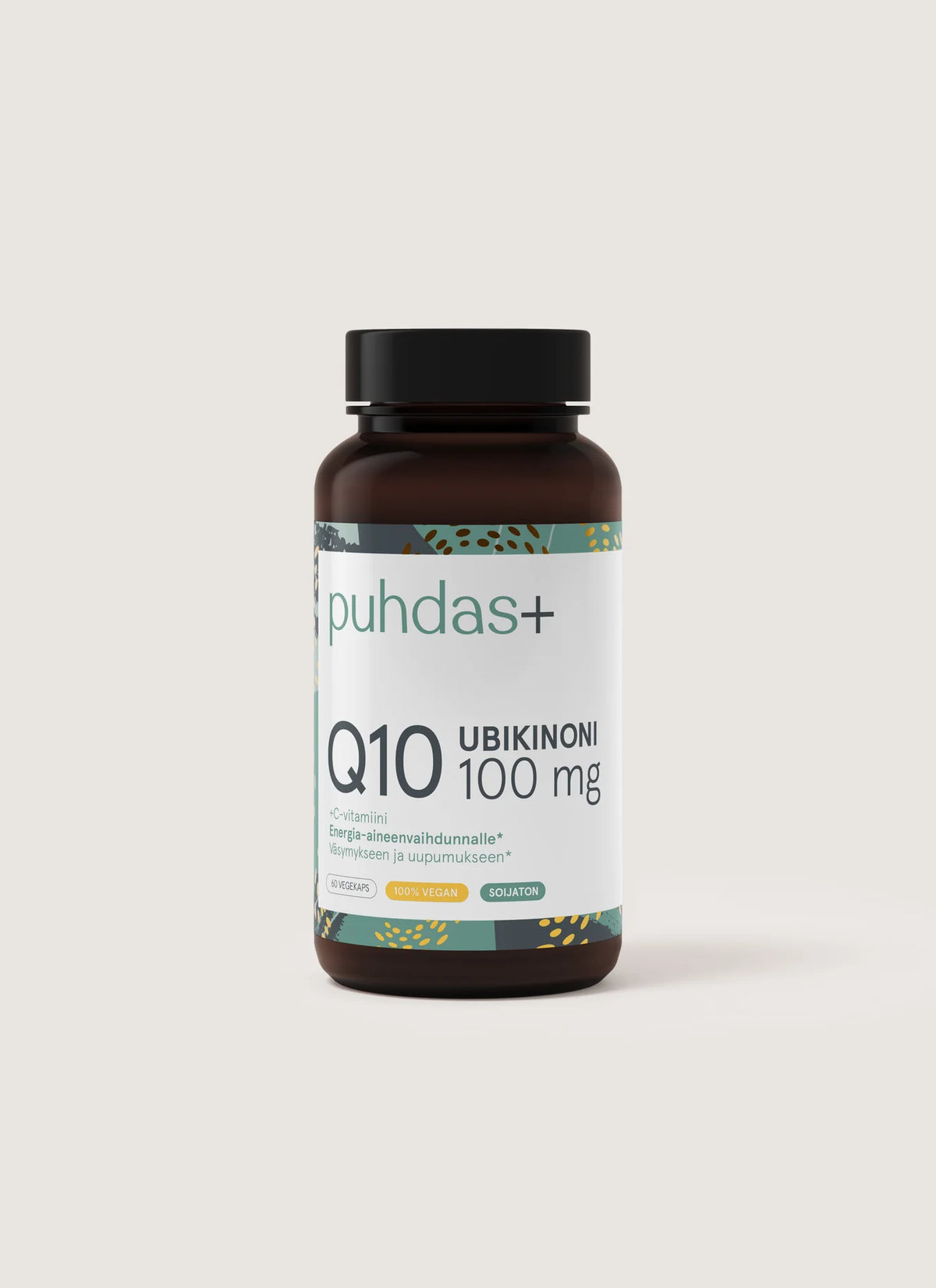 puhdas+ Vahva Ubikinoni Q10 100mg + C-vitamiini 60kps