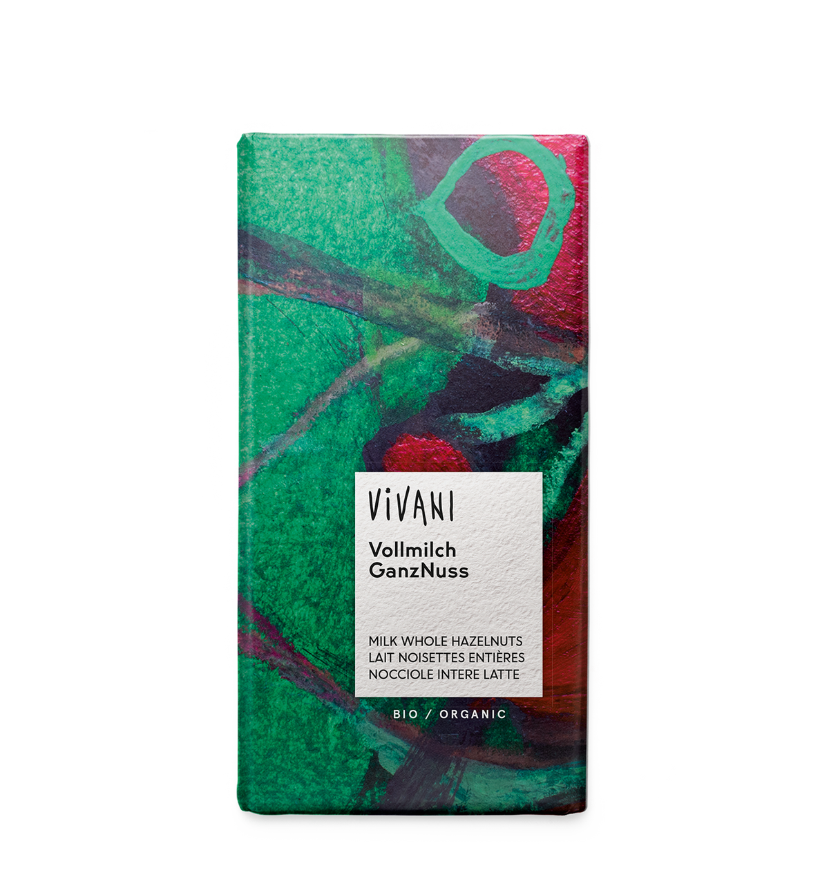 VIVANI Maitosuklaa hasselpähkin (L) 100g