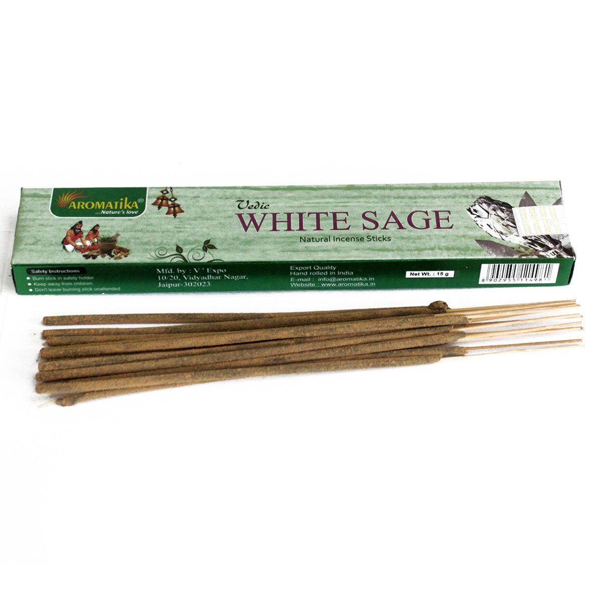 Vedic Suitsuke White Sage 12kpl