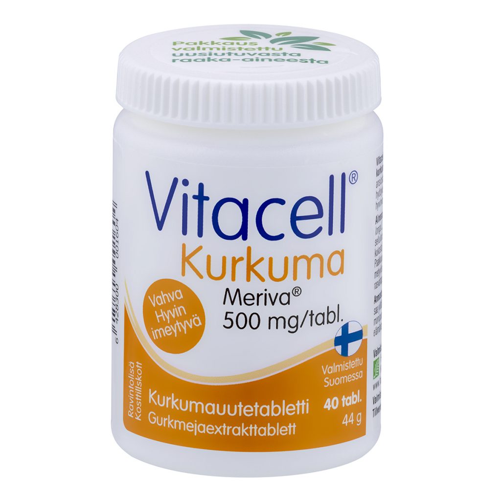 Vitacell Kurkuma 500mg 40tbl.