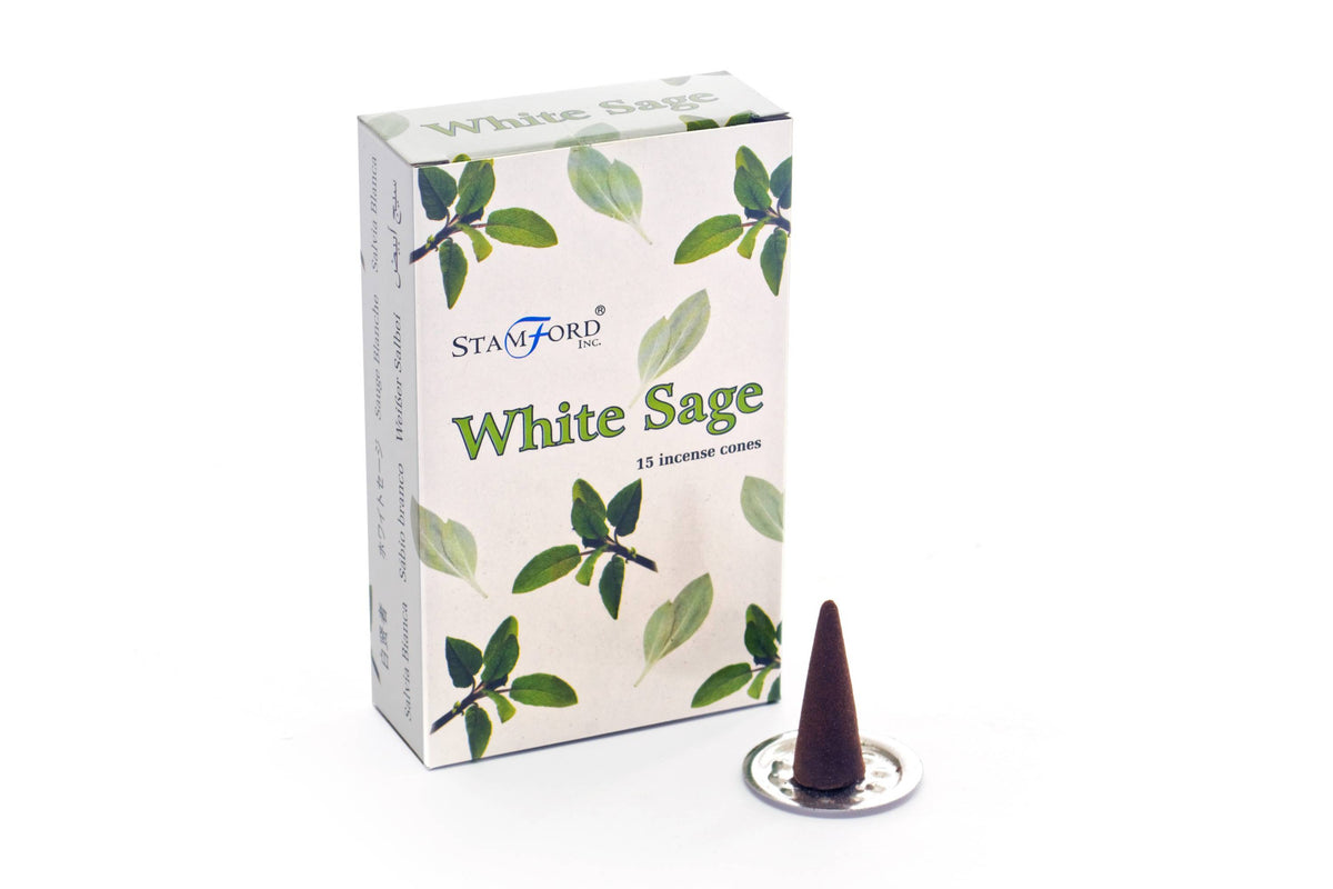 White Sage Suitsukekartio 15kpl