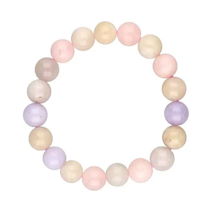Armband Akvamarin & Morganit 10mm
