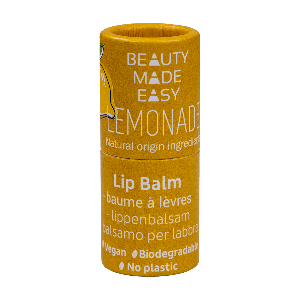 Vegan Paper Tube Lip Balm - Lemonade