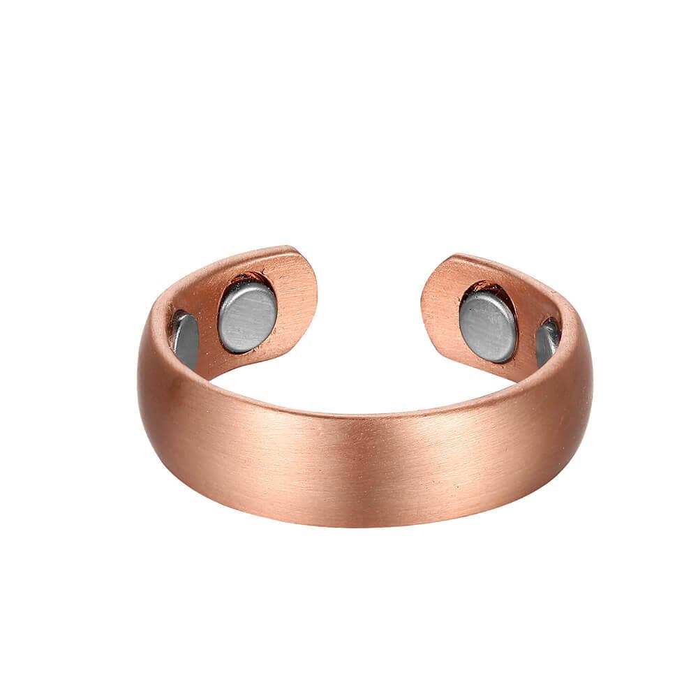 Kuparinen magneettisormus – 4 magneettia