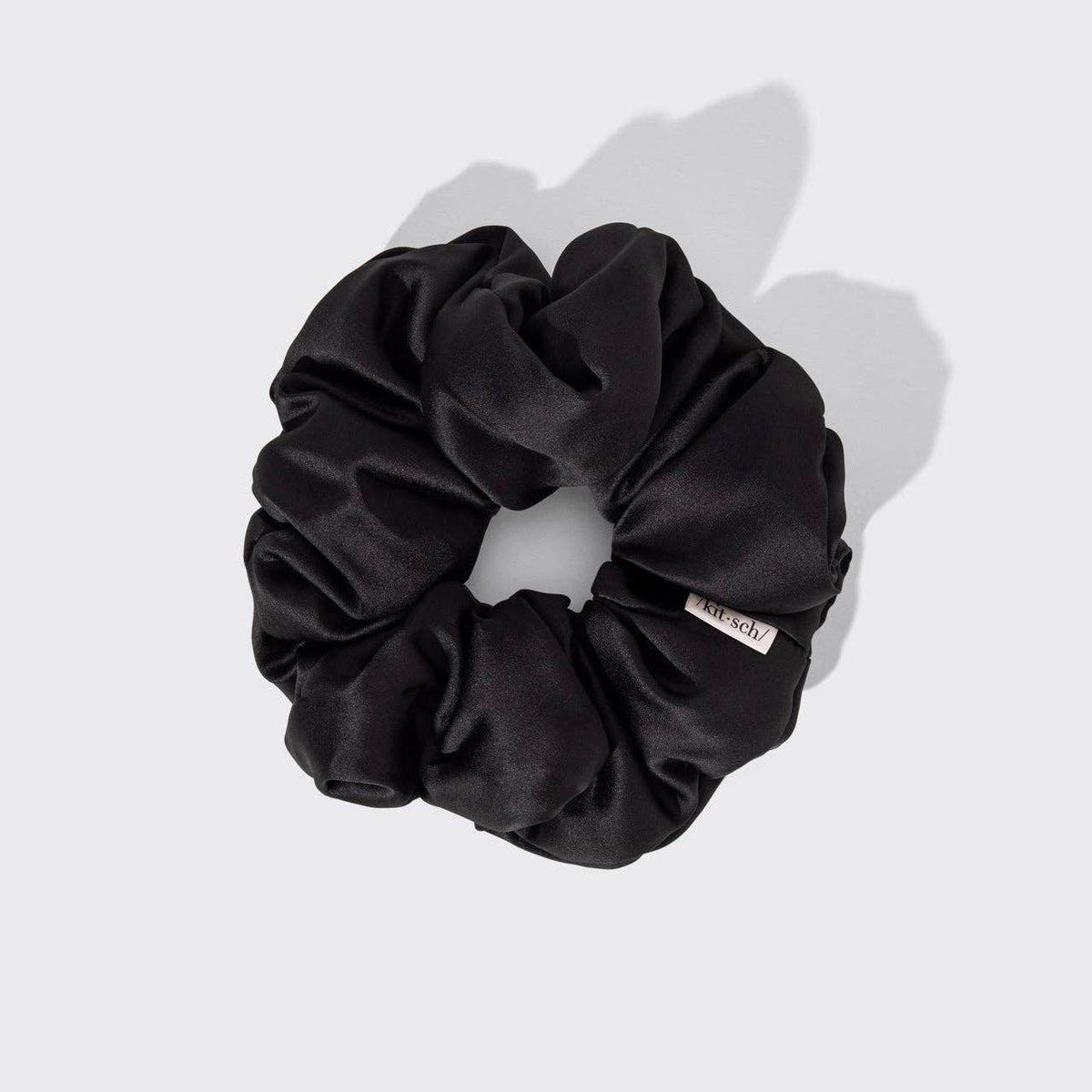 Pillow Scrunchies® in Satin 4kpl  - Musta