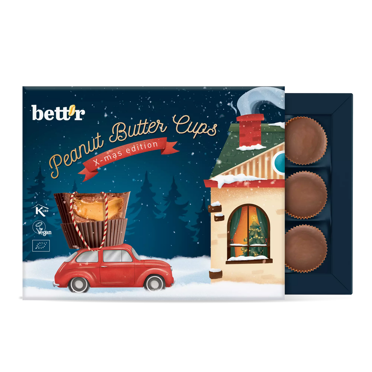 Bettr Peanut Butter Cups 156g