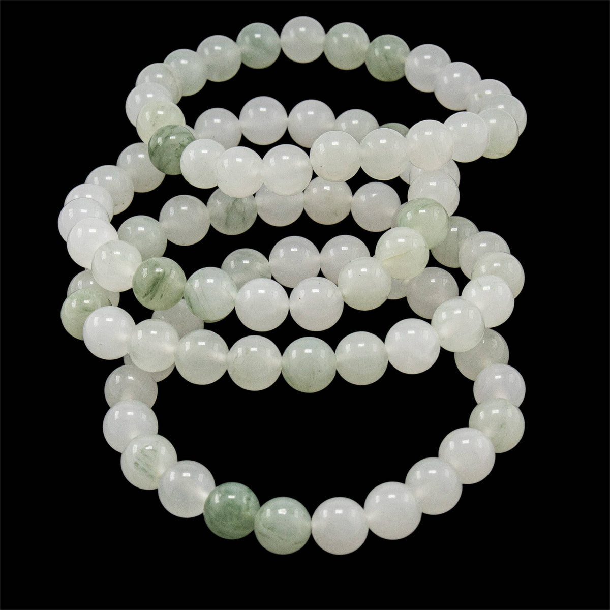 Gemstone Bracelets 8mm: Black Lava