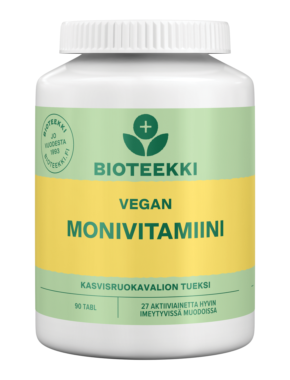 Bioteekki Vegan Monivitamiini 90tbl.