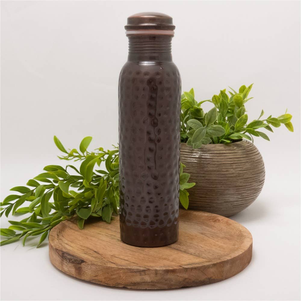 Käsintehty kuparipullo 950 ml – vasaroitu