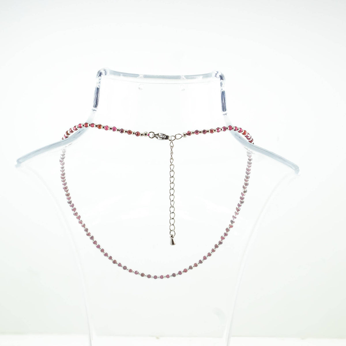 Halsband Granat