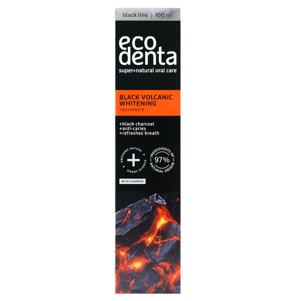Ecodenta Black Volcanic Whitening Toothpaste 100ml