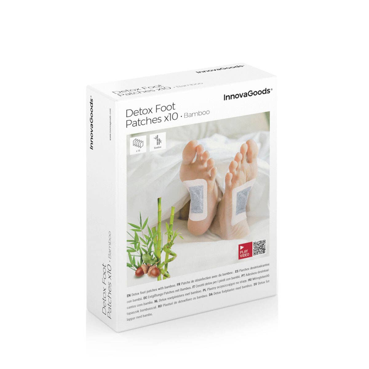 InnovaGoods Bamboo Detox-laastarit 10kpl