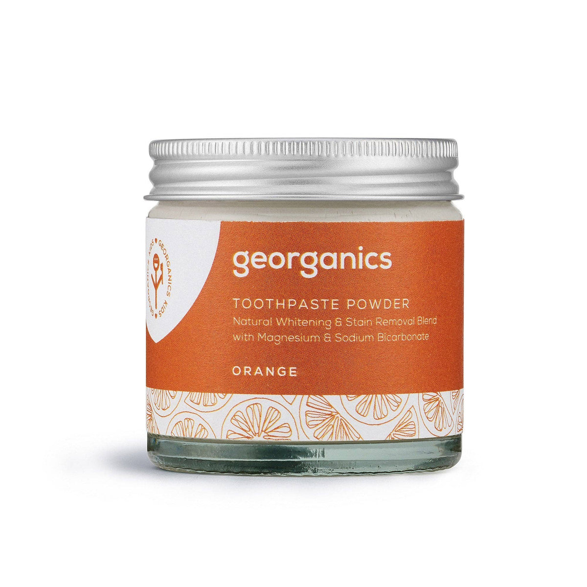 Georganics Mineral Toothpaste Powder Orange – luonnollinen hammastahnajauhe 60 ml