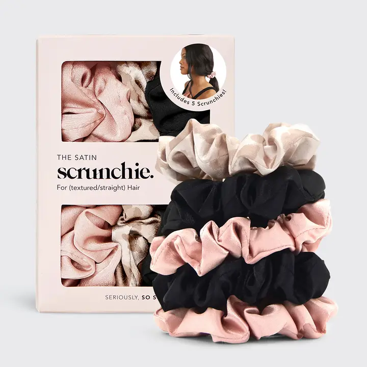 Kitsch The Satin Scrunchie 5kpl lajitelm