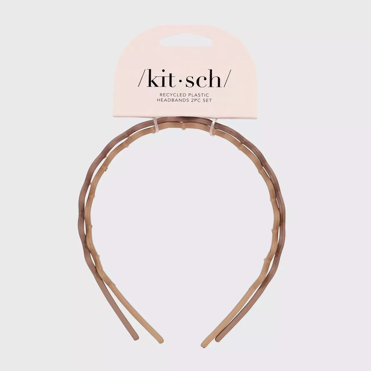 Kitsch Zig Zag Hiuspanta 2 kpl - neutral