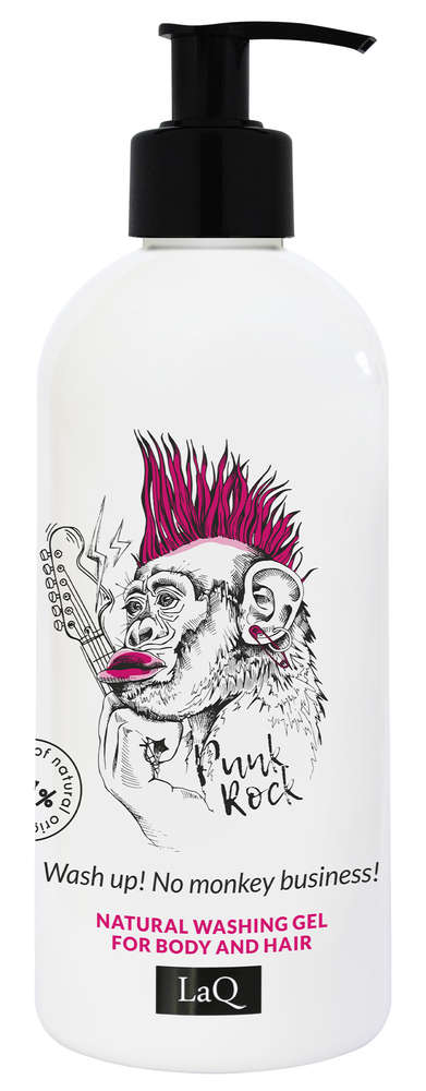 LaQ Monkey Suihkugeeli & Shampoo 300ml