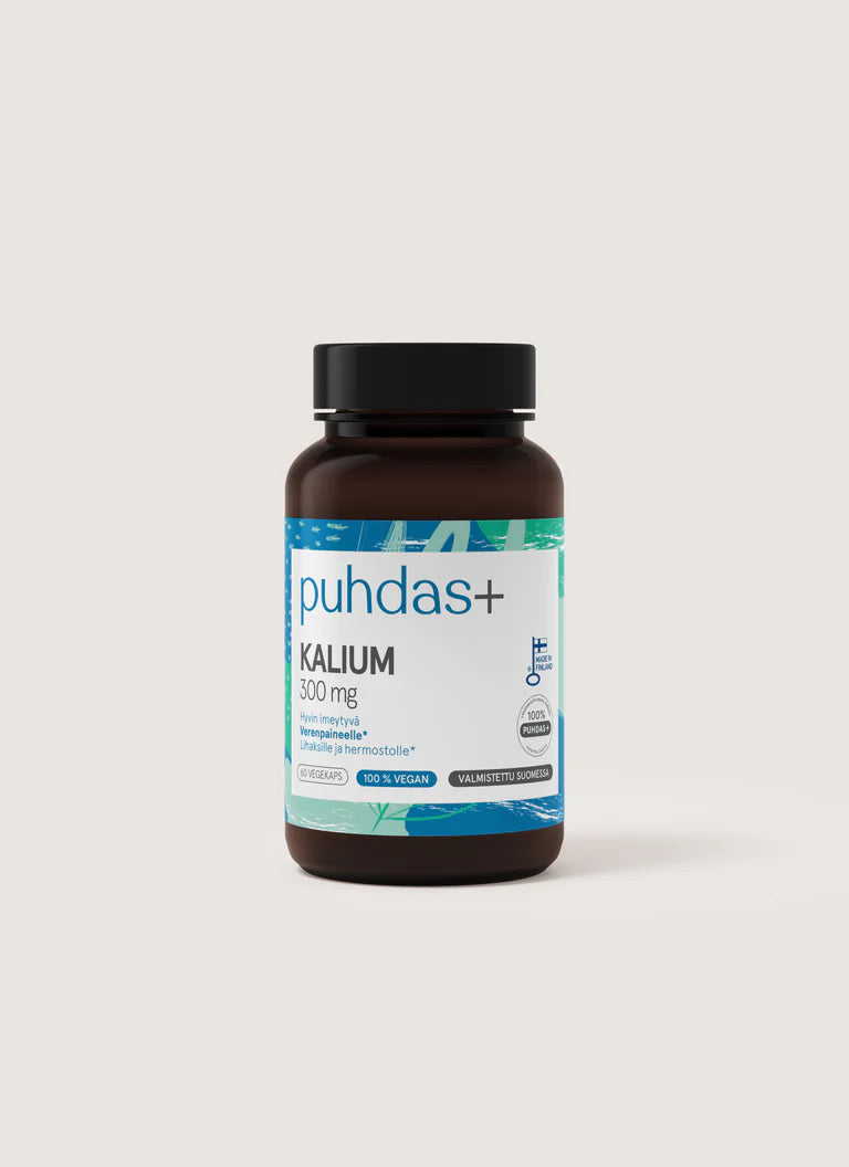 puhdas+ Kalium 300mg 60kps.
